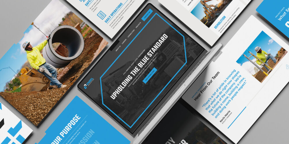 Engel Excavating digital branding